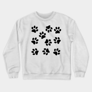 Cute Little Paws - Pattern Design Crewneck Sweatshirt